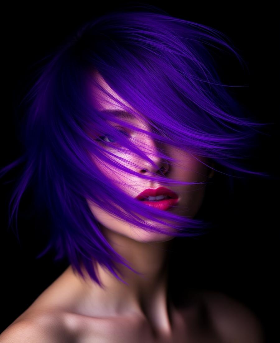 Color fantasía violeta
